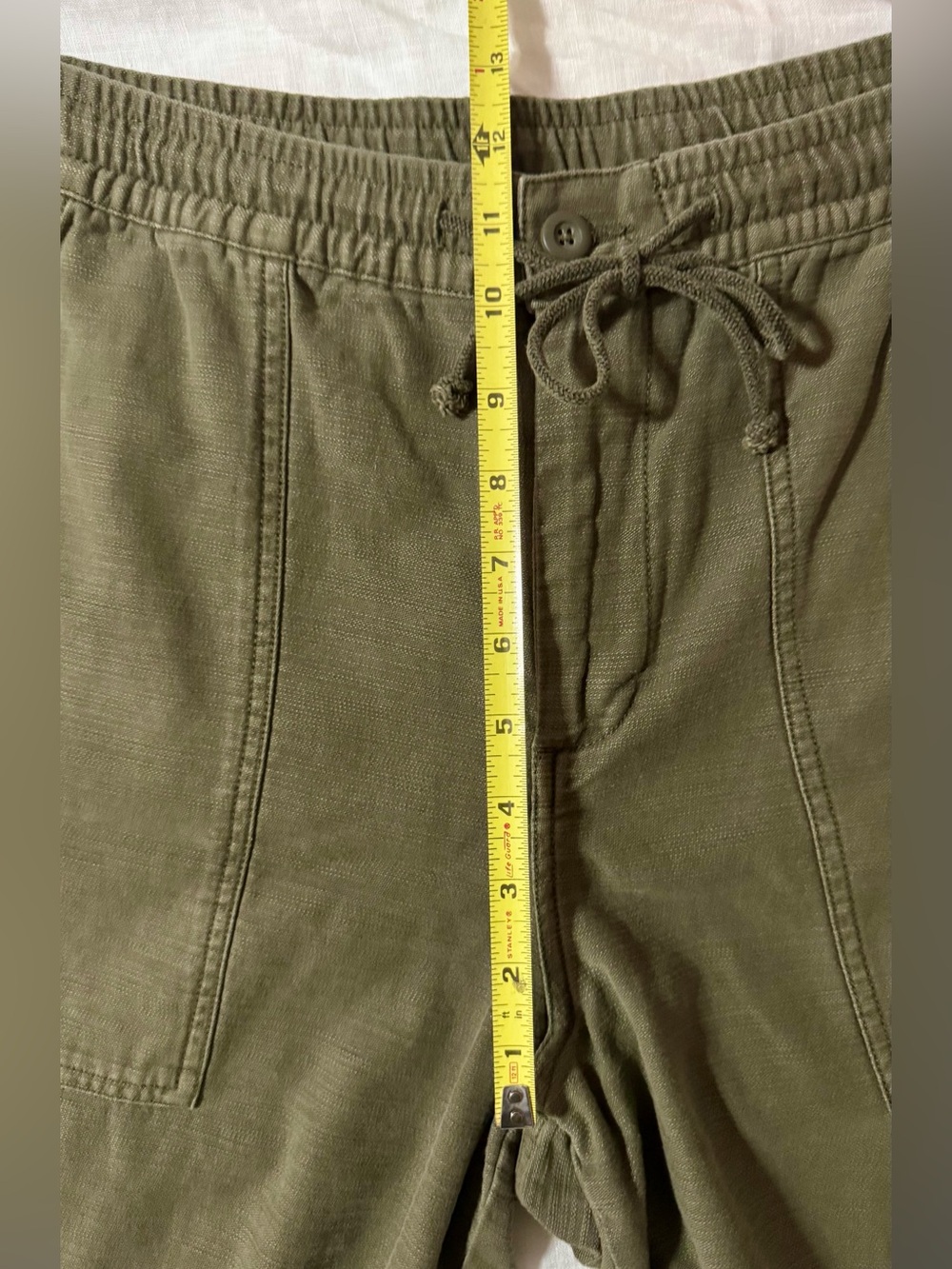 Lucky Brand Wide-Leg Utility Pants - Olive Green - Women’s Large - Picture 10 of 12